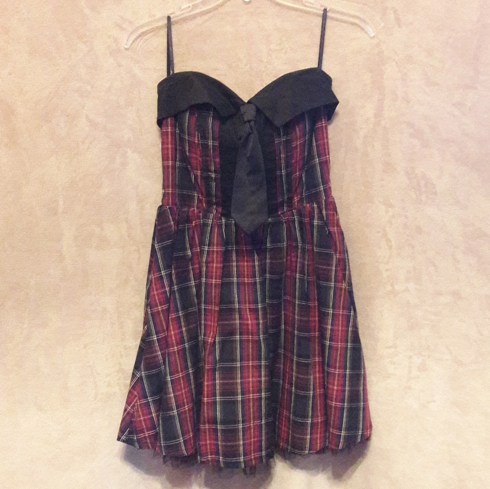 Red Plaid Dress